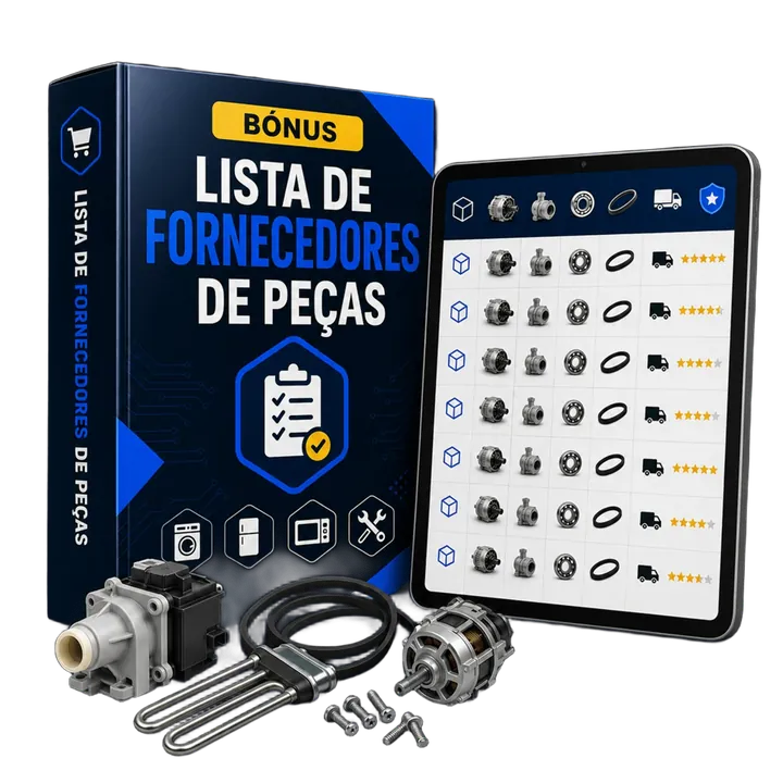Mockup do bônus Lista de Fornecedores de Materiais Elétricos